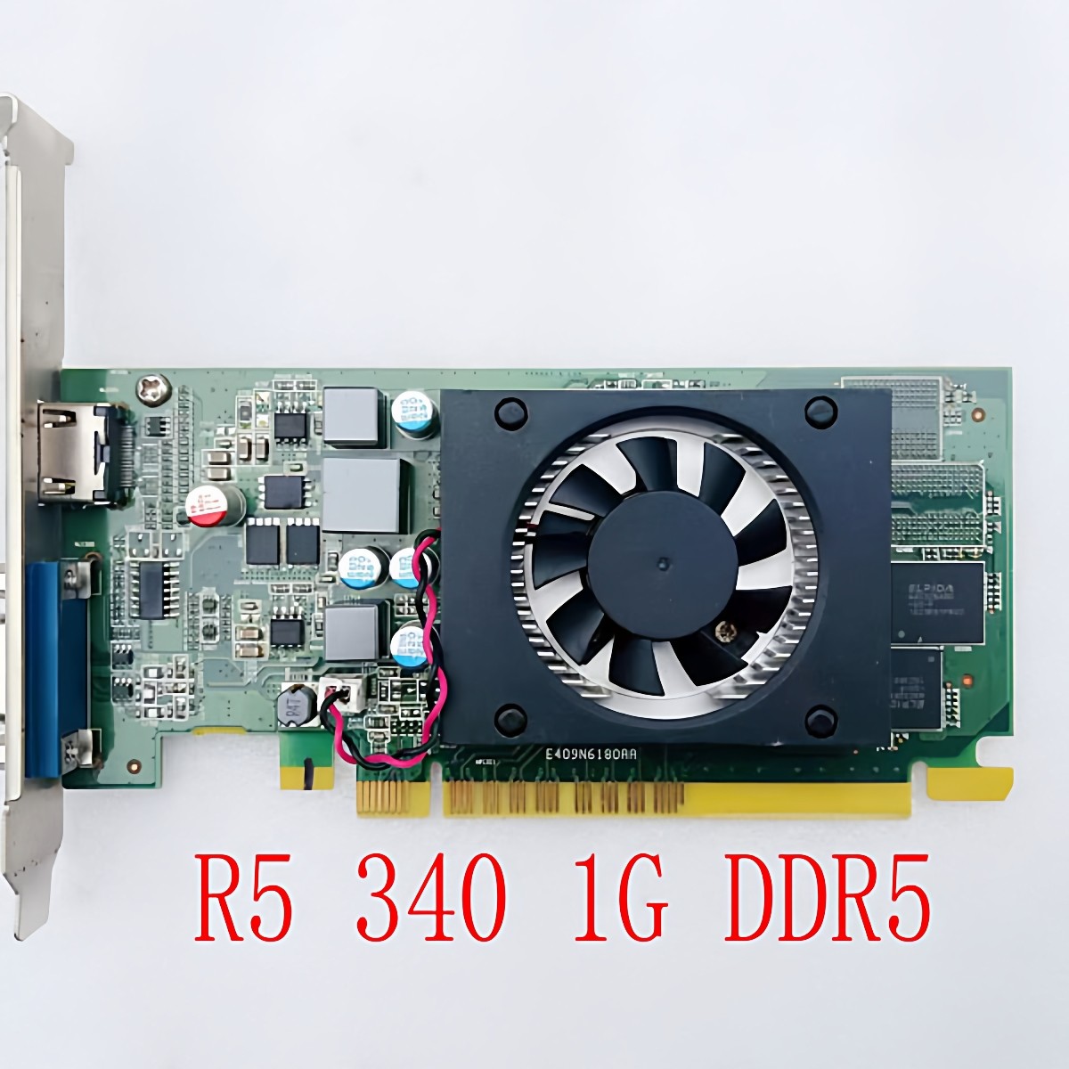 联想 R5 340 1G DDR5 HDMI高清接口 支持UEFI 2K 刀卡 静音显卡