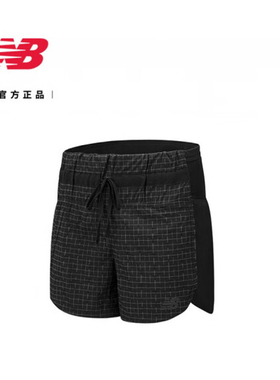 New Balance女款健身运动短裤户外NB休闲三分卫裤吸汗透气WS31255