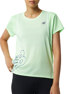 New BalanceNB女运动针织上衣短袖T恤百搭简约纯色WT21244