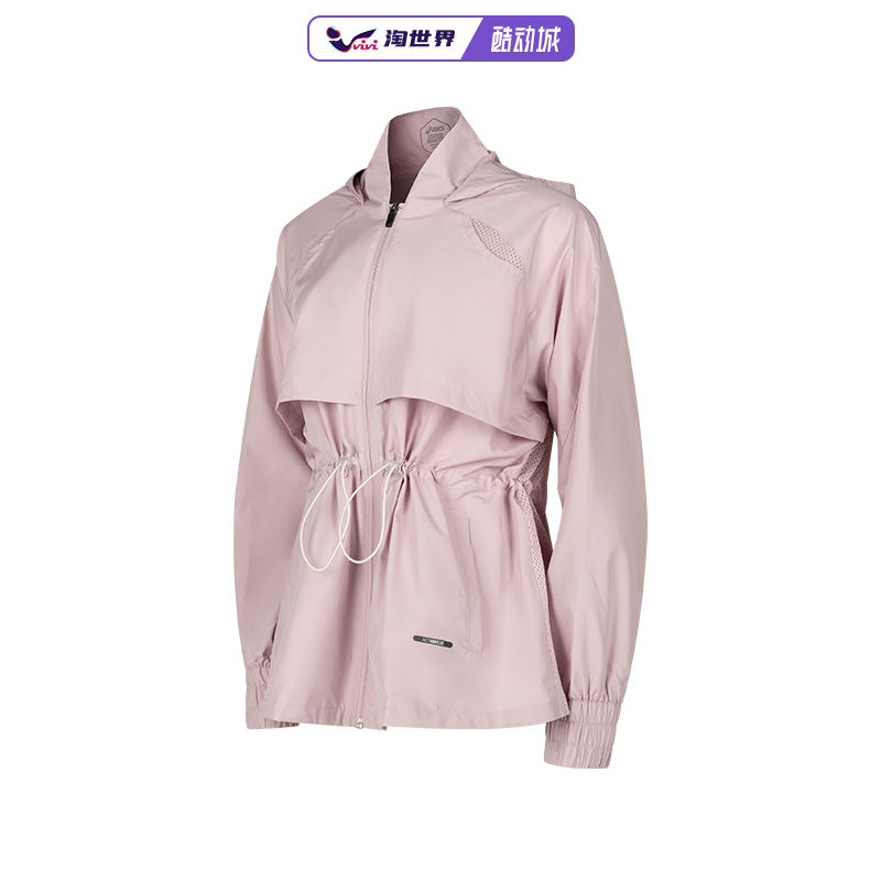 Asics亚瑟士女夹克休闲防风连帽