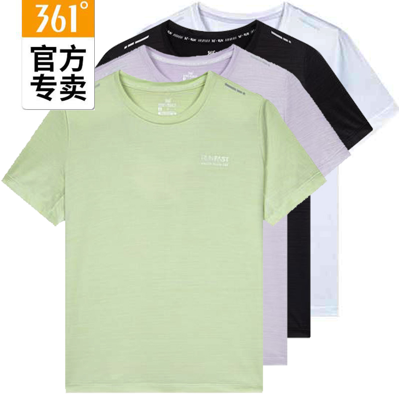 361°夏女款时尚透气圆领短袖T恤
