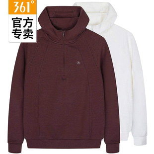 361女款半开襟连帽卫衣新品2025冬拉链帽衫女士休闲上衣56Z544806