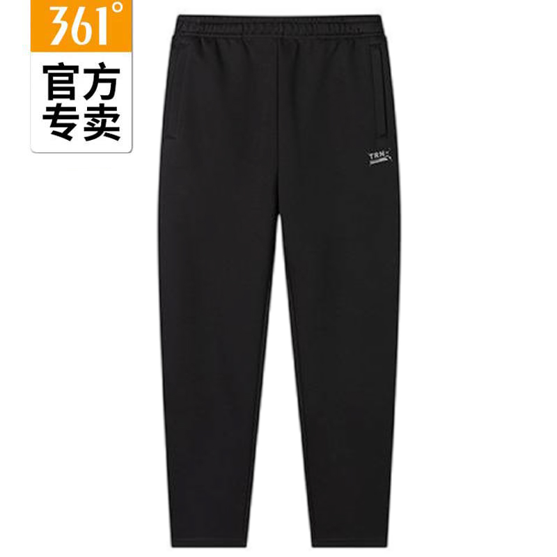 361度男款秋季敞口针织运动长裤