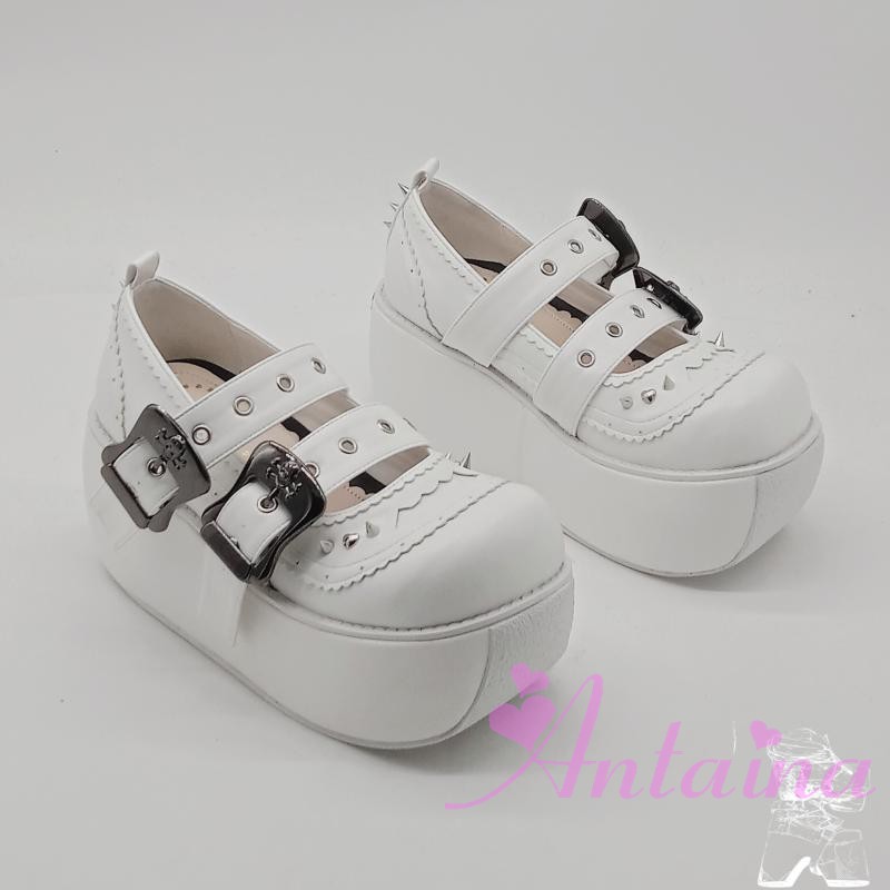 大码鞋小码鞋可定制白色亚光纯色