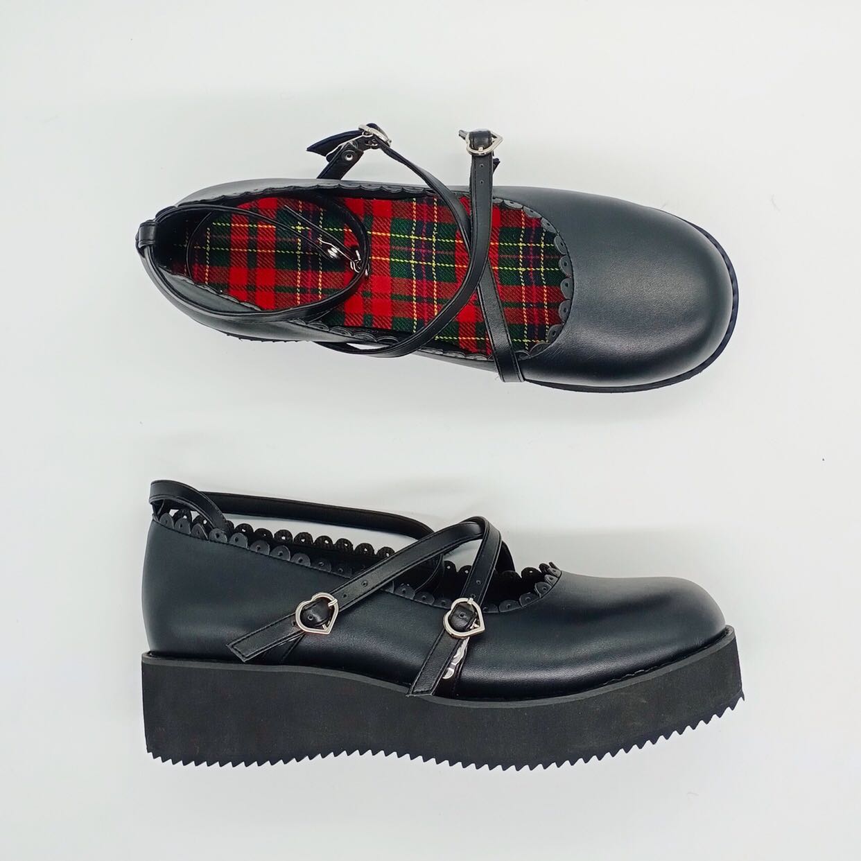 33-52大码女鞋可定制英伦制服鞋