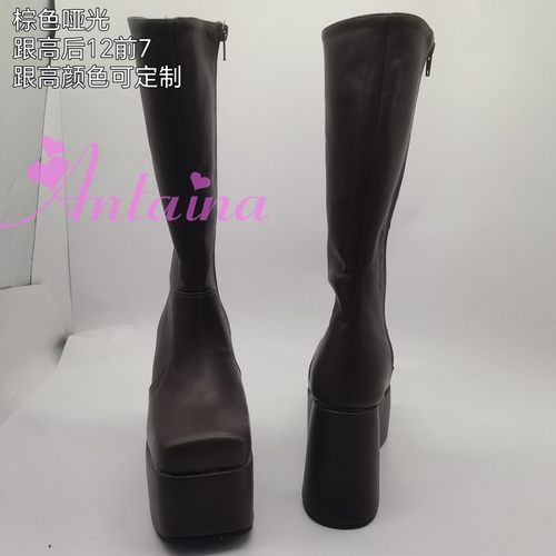 方头可定制大码鞋小码鞋亚光磨砂