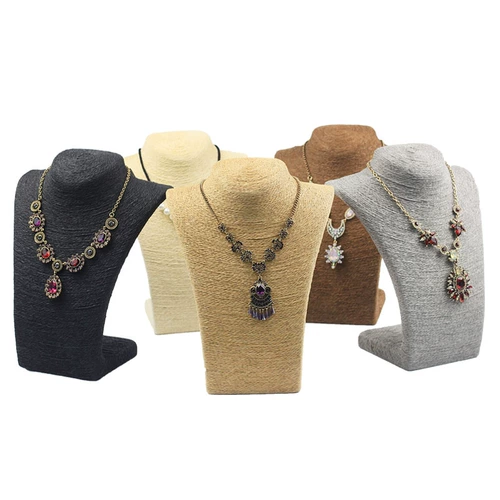 Ожерелье, стенд, подвеска, манекен головы, ювелирное украшение из грецкого ореха