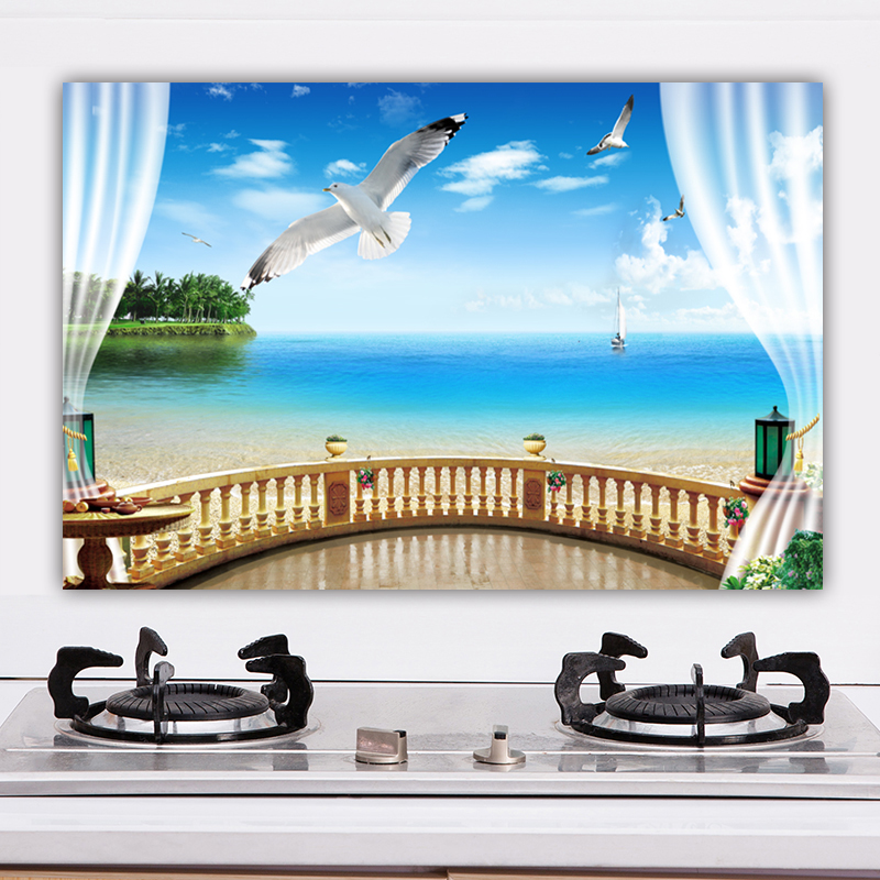 防油贴厨房壁纸瓷砖贴画加厚墙贴