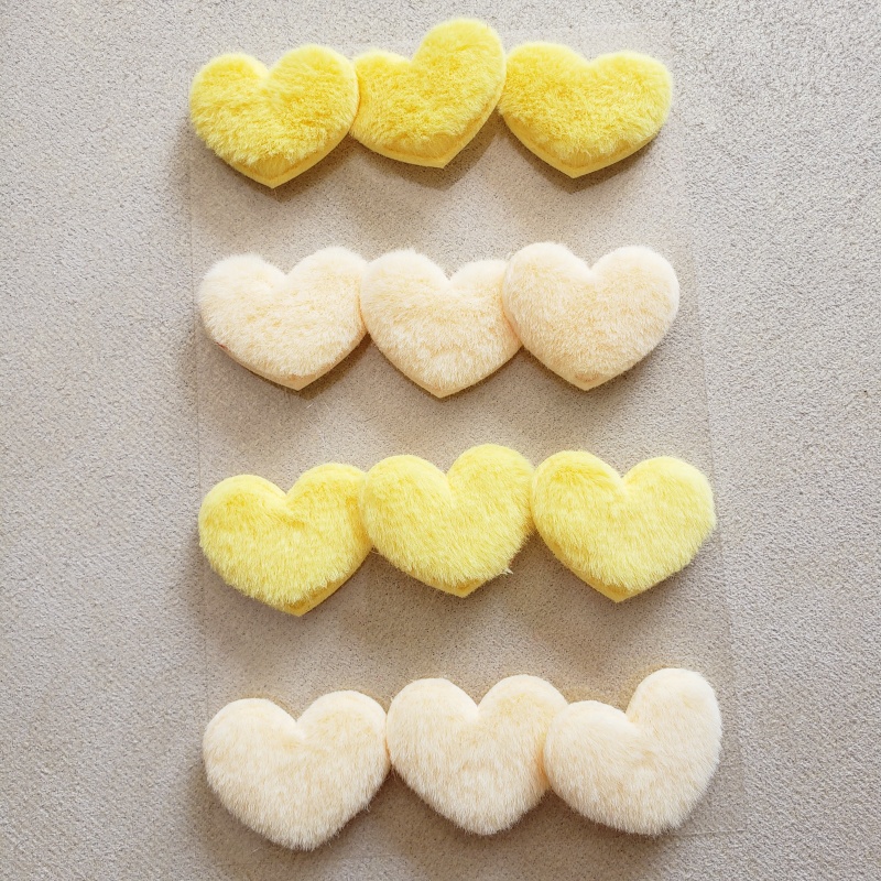 靖童桃心贴纸立体桃心