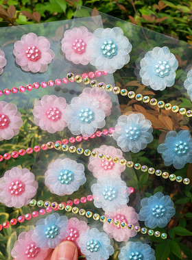 立体花朵贴纸 手工贴纸 handmade stickers floweres sticker