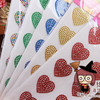 Heart-shaped diamond Sticker Drill heart stickers Heart seal Mobile phone stickers sticker