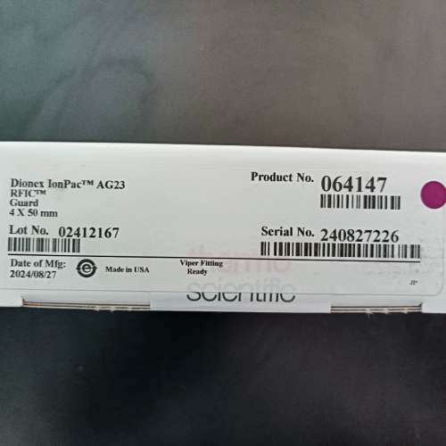 询价购-赛默飞离子色谱AG23 AS23离子色谱柱保护柱，货号064