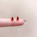 馨米娅2026新款 葫芦耳钉女小众设计感新年耳饰 小巧精致寓意美好