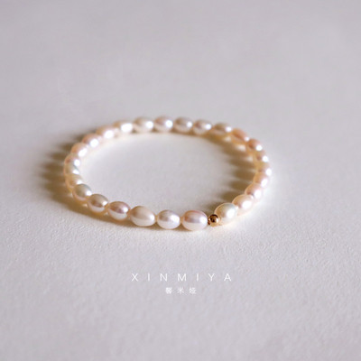 馨米娅天然淡水珍珠弹力绳手链