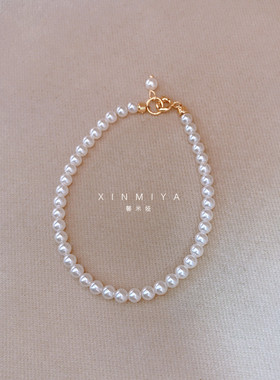 馨米娅正圆施家珍珠手链