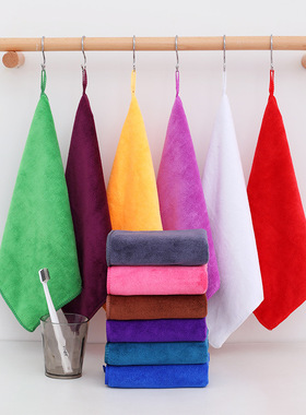 10条装30x30cm35x35cm40x40cm方巾超细纤维涤锦材质定制logo