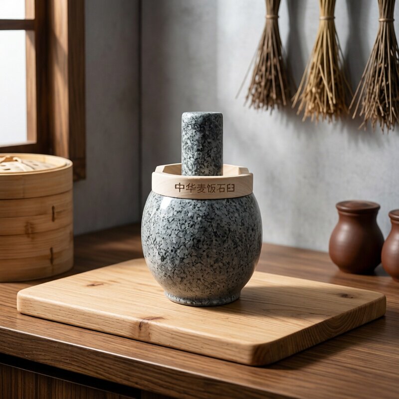 麦饭石臼子超大捣蒜器
