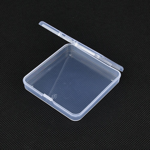 正方形PP塑料盒假睫毛收纳盒小号