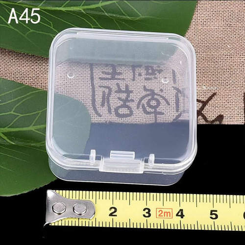 正方形塑料盒透明零件小号