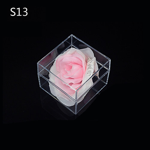 礼品盒 透明礼品包装盒 正方形小音箱盒 透明塑胶盒 塑料盒小 S13 - 封面