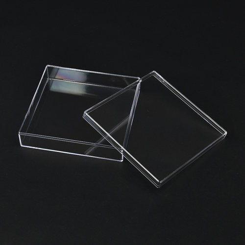 正方形饰品配件盒全透明PS展示盒