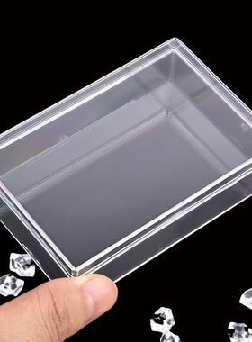 透明PS塑料盒子 长方形天地盖产品展示盒90*60*25 礼品首饰包装盒