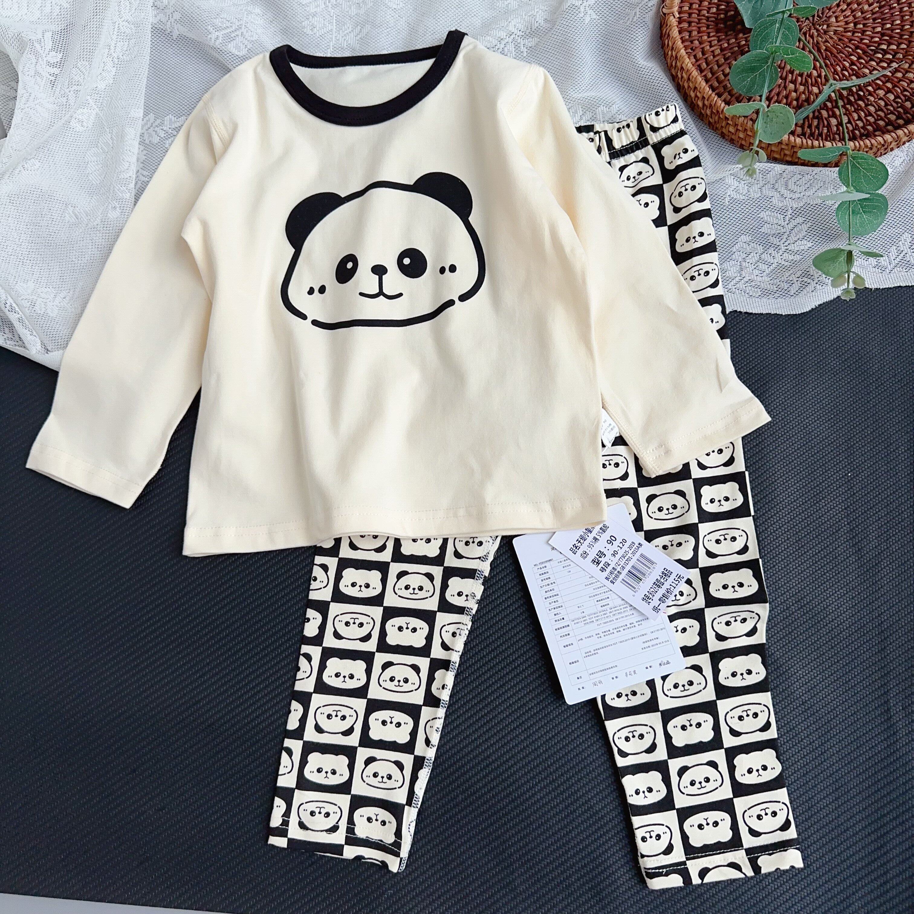 小贝心女童睡衣纯棉儿童秋衣秋裤男女孩薄款空调服宝宝家居服套装
