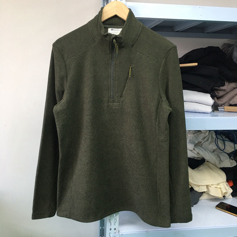 男款半拉链抓绒衣男春秋款抓绒衣