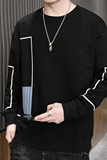 2023新春款卫衣男长袖圆领宽松套头青年卫衣外套打底衫S801-P32，男装卫衣，星座1403B