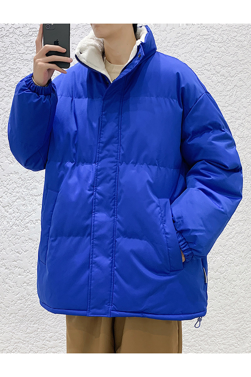 港风棉衣男女款中性风时尚潮流加绒加厚棉衣男款外套M066-P65,男装棉衣,星座1403B