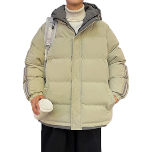 冬季保暖棉衣外套男潮流连帽棉袄大码宽松男加厚面包服2819-P72图片