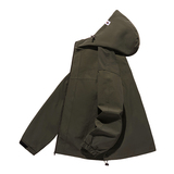 宽松连帽冲锋衣男春秋季美式工装夹克潮牌防风男士外套8086-P55，男装夹克，星座1403B