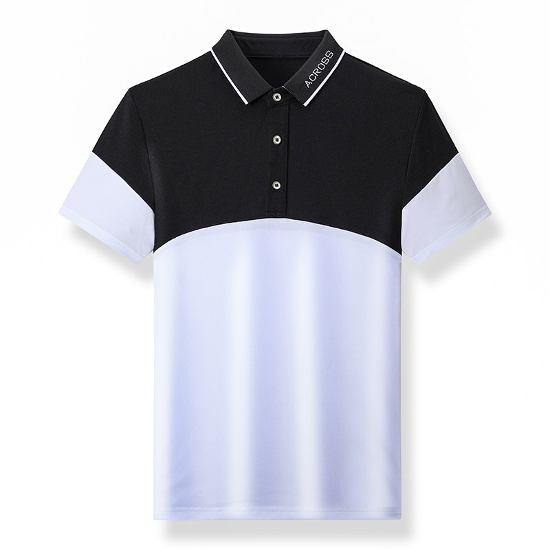 夏季polo衫男士短袖翻领t恤商务休闲简约半袖夏装上衣服T121-P32,男装Polo衫,星座1403B