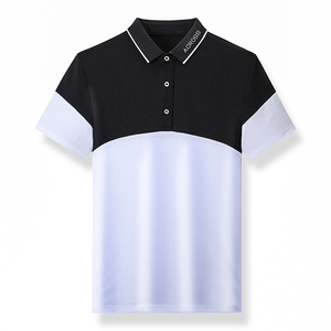 夏季polo衫男士短袖翻领t恤商务休闲简约半袖夏装上衣服T121-P32图片