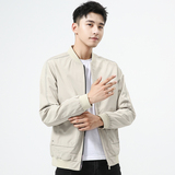 秋季男士棒球服夹克男韩版潮流新款街头运动风外套青少年837-P45，男装夹克，星座1403B