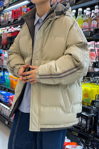 冬季保暖棉衣外套男潮流连帽棉袄大码宽松男加厚面包服2819-P72图片