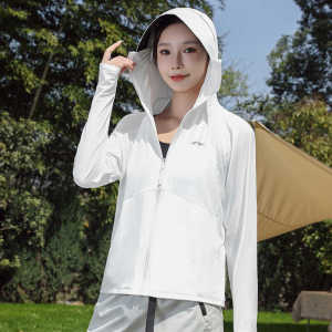 锦纶原纱防晒衣夏季黑胶帽檐UPF100+防紫外线冰感防晒服F067-P35图片