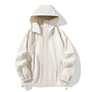 抖音春季新款潮牌宽松连帽夹克户外防风防水登山服2372-P48图片