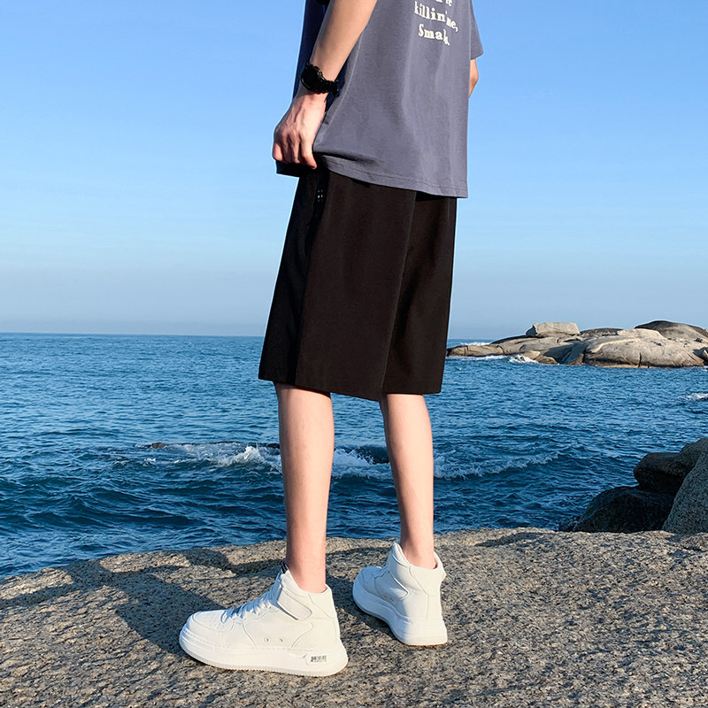 海边2023夏季日系五分裤男士短裤中腰休闲沙滩裤青年DK288-P15,男装休闲裤,星座1403B