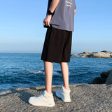 海边2023夏季日系五分裤男士短裤中腰休闲沙滩裤青年DK288-P15，男装休闲裤，星座1403B