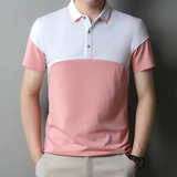 夏季polo衫男士短袖翻领t恤商务休闲简约半袖夏装上衣服T121-P32，男装Polo衫，星座1403B
