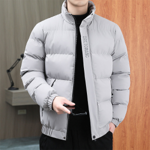 棉衣男冬季棉袄短款立领韩版休闲外套男加厚保暖羽绒棉服8388-P45图片