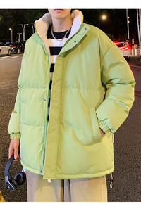 港风棉衣男女款中性风时尚潮流加绒加厚棉衣男款外套M066-P65图片