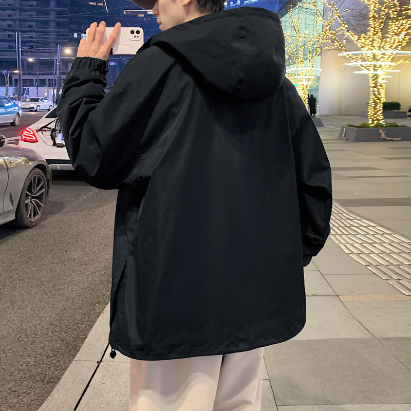 2023秋季新款港风直播夹克男潮流痞帅气ins连帽外套2365-P65,男装夹克,星座1403B