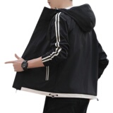2023春秋男士休闲韩版潮流连帽夹克百搭青年工装上衣JK621-P30，男装夹克，星座1403B