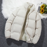 冬季男士韩版立领宽松港风面包服棉袄情侣款加厚外套2208-P42，女装短外套，星座1403B