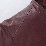 主推新款大码高品质男士韩版修身皮衣男皮夹克M-5XL1640-P55，男装夹克，星座1403B