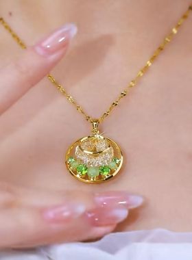 思慕琦气质钛钢十字链女几何项链