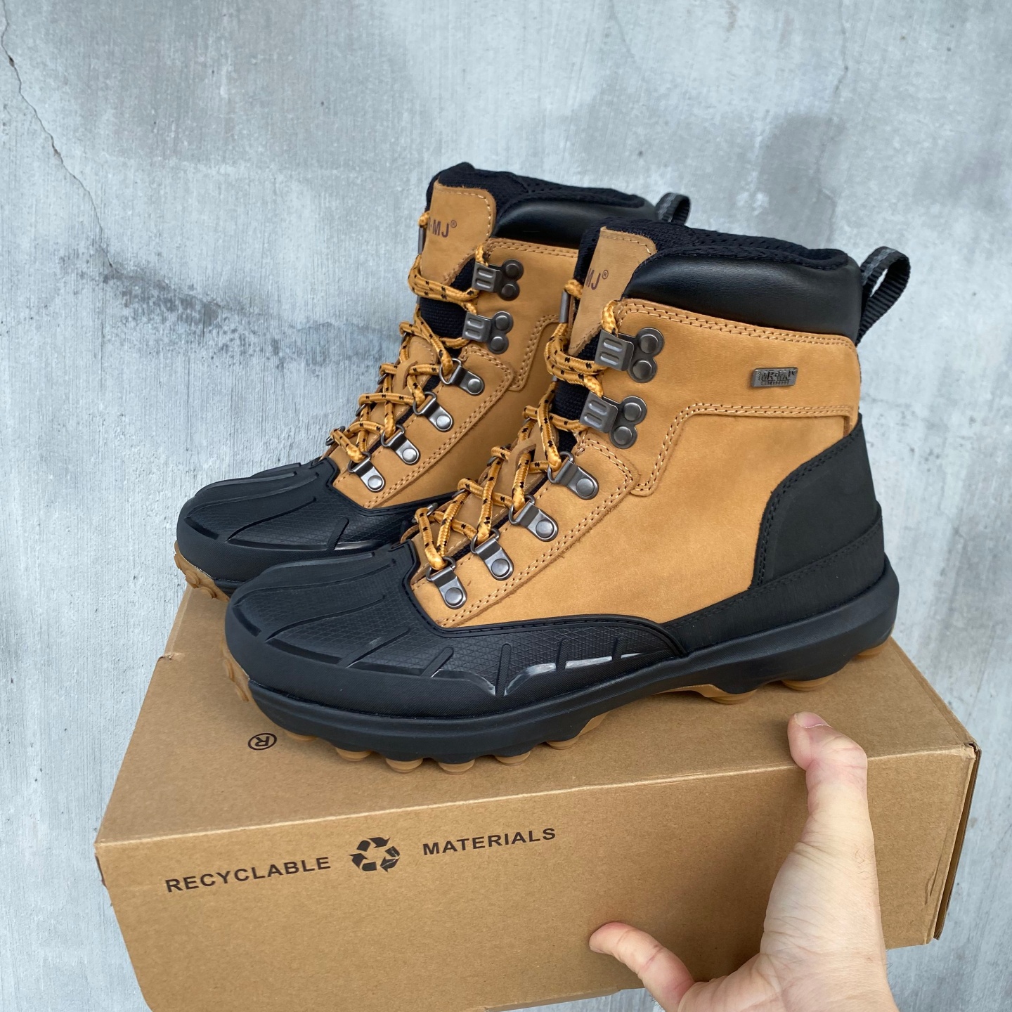 外贸冬季羊毛一体雪地靴