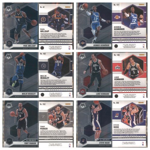 2020-21panini马赛克mosaic系列正版NBA球星卡萨博尼斯帕克纳什